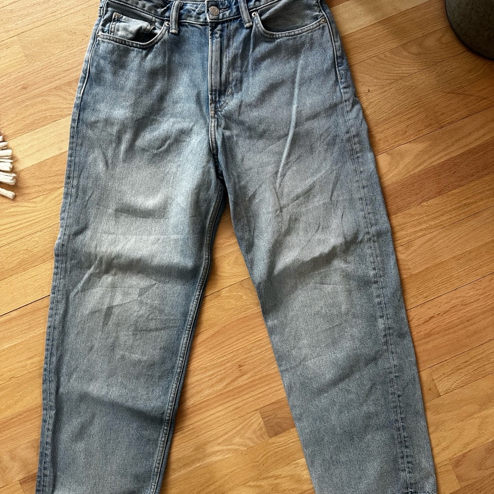 H&M Men's Relaxed Fit Denim Jeans - Light Blue